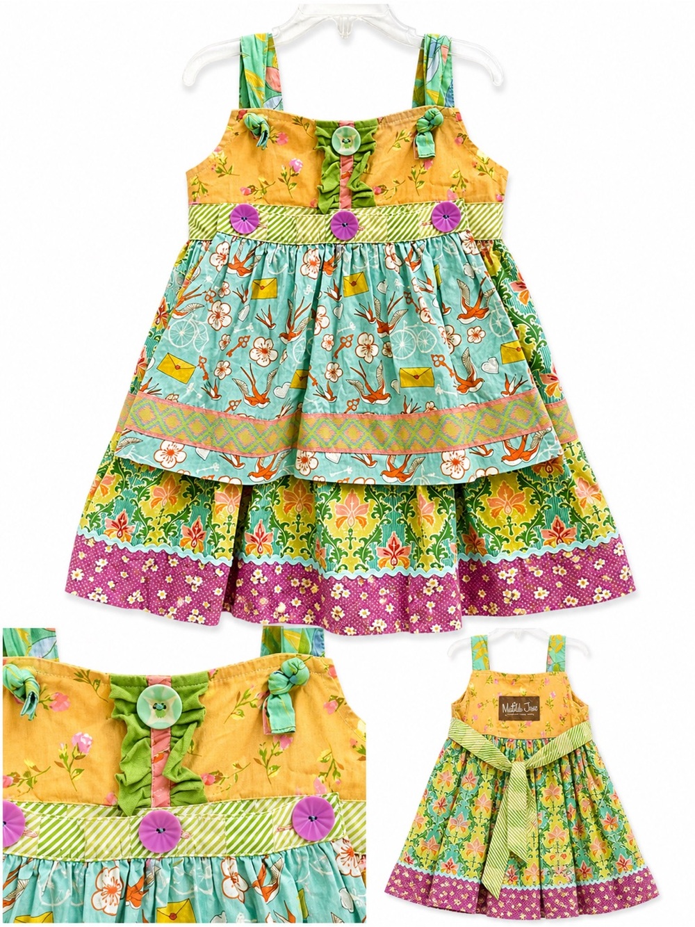 Matilda Jane Knot Apron Dress – Size 4